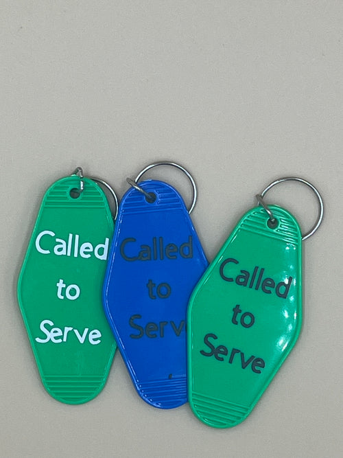 "Called to Serve" Hotel Keychain